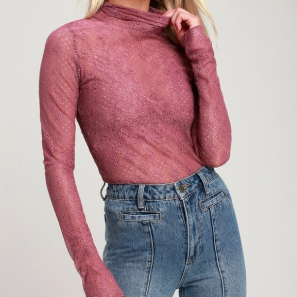 NWT Free People Sweet Memories Turtleneck Top M
